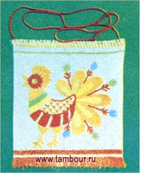 Детская сумочка «Петушок» - www.tambour.ru