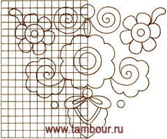 Узор для вышивки сумочк - www.tambour.ru