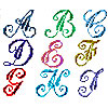 Схема вышивки английской алфавита - www.tambour.ru