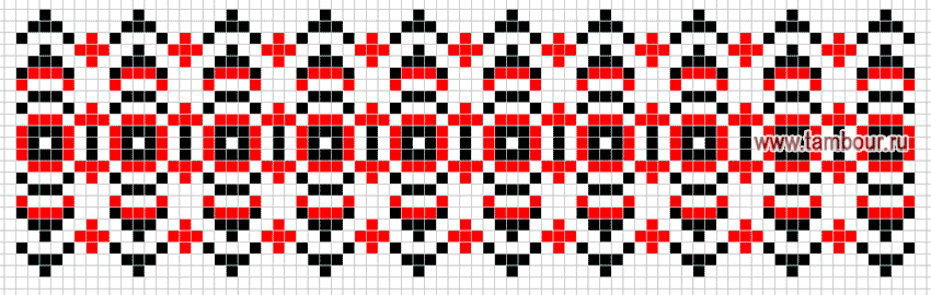 Схема орнамента - www.tambour.ru