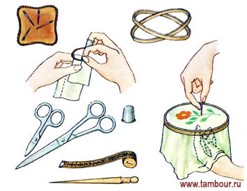 Инструменты и приспособления для вышивания - www.tambour.ru