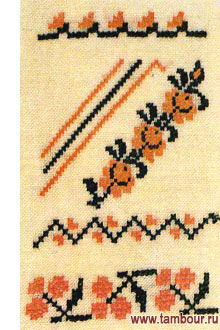 Образец для вышивки крестом  - www.tambour.ru