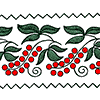 Растительный орнамент Смородина - www.tambour.ru