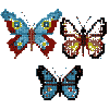 3 бабочки - www.tambour.ru