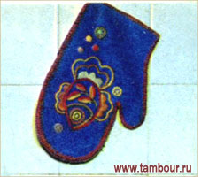 Прихватка-рукавичка «Рыбка» - www.tambour.ru