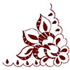 Цветочный рисунок для вышивки воротничка - www.tambour.ru